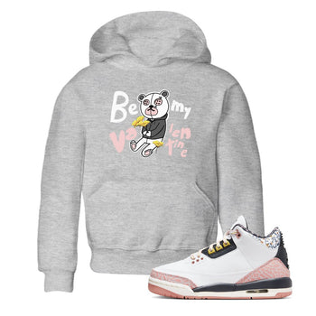 3s Vintage Floral shirt to match jordans Be My Valentine sneaker tees Air Jordan 3 Vintage Floral SNRT sneaker release tees baby toddler Heather Grey 1 cotton Shirt