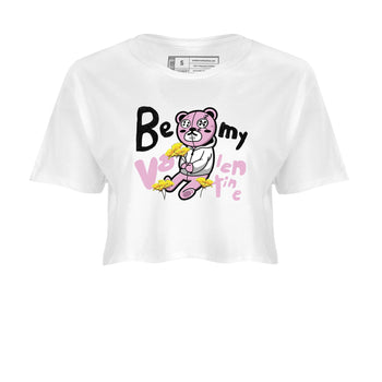 4s Retro Orchid shirts to match jordans Be my Valentine sneaker match tees Air Jordan 4 WMNS Orchid match shoes to clothes SNRT Sneaker Tees unisex cotton White 2 crop tee