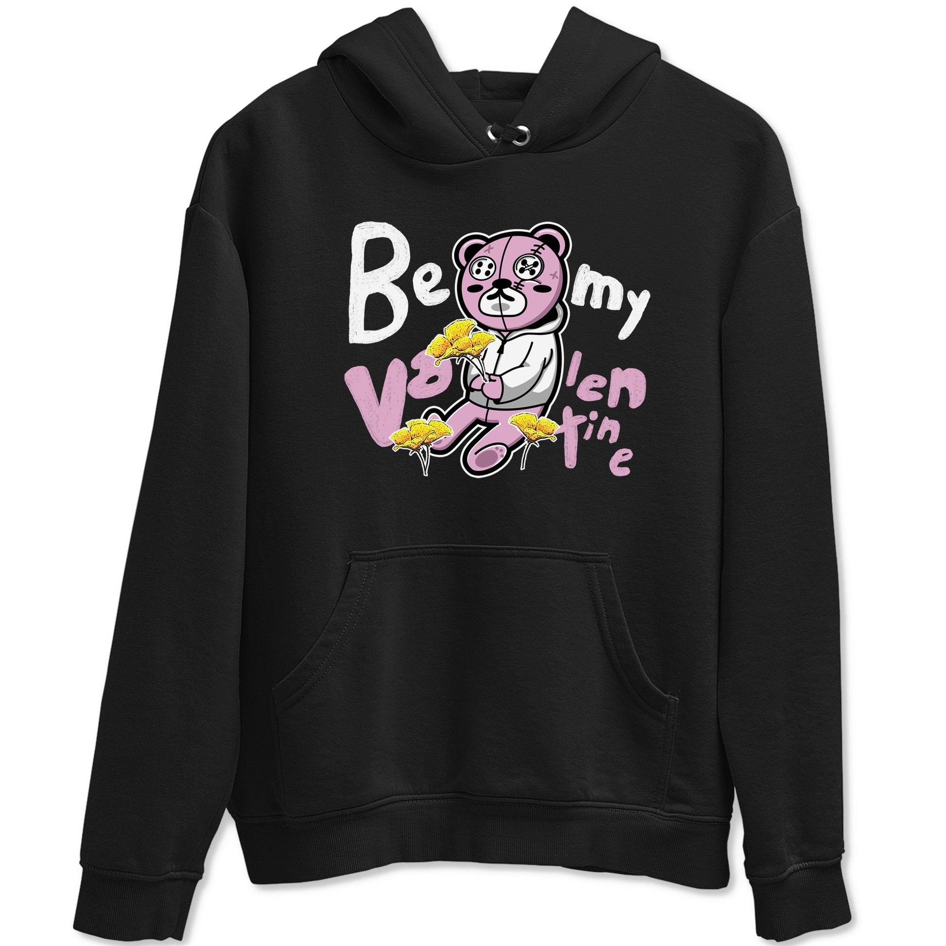 4s Retro Orchid shirts to match jordans Be my Valentine sneaker match tees Air Jordan 4 WMNS Orchid match shoes to clothes SNRT Sneaker Tees unisex cotton Black 2 shirts