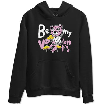 4s Retro Orchid shirts to match jordans Be my Valentine sneaker match tees Air Jordan 4 WMNS Orchid match shoes to clothes SNRT Sneaker Tees unisex cotton Black 2 shirts