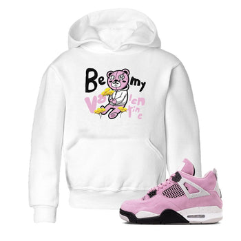 4s Retro Orchid shirts to match jordans Be my Valentine sneaker match tees Air Jordan 4 WMNS Orchid match shoes to clothes SNRT Sneaker Tees Youth Baby White 1 tee