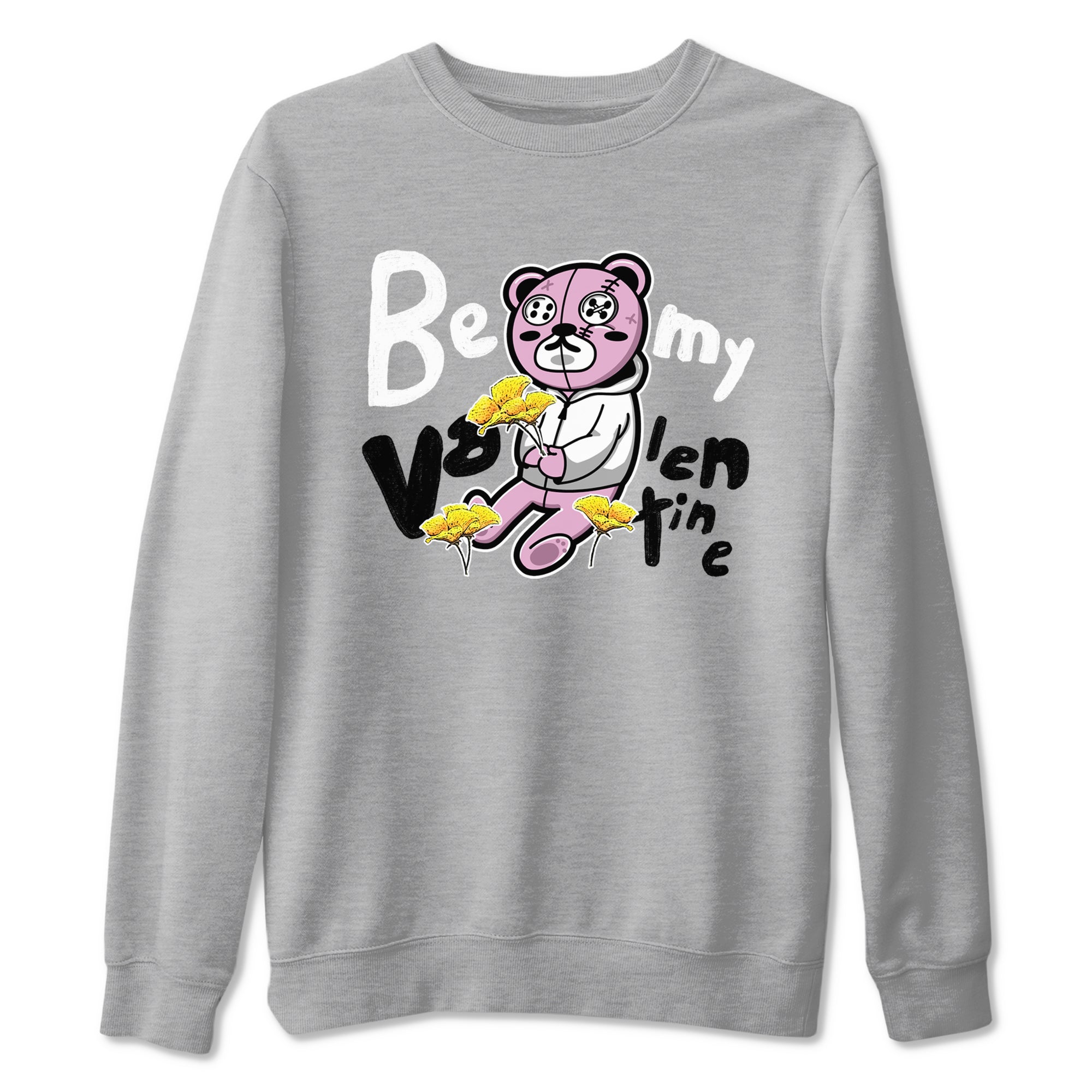4s Retro Orchid shirts to match jordans Be my Valentine sneaker match tees Air Jordan 4 WMNS Orchid match shoes to clothes SNRT Sneaker Tees unisex cotton Heather Grey 2 shirts