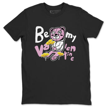 4s Retro Orchid shirts to match jordans Be my Valentine sneaker match tees Air Jordan 4 WMNS Orchid match shoes to clothes SNRT Sneaker Tees unisex cotton Black 2 shirts