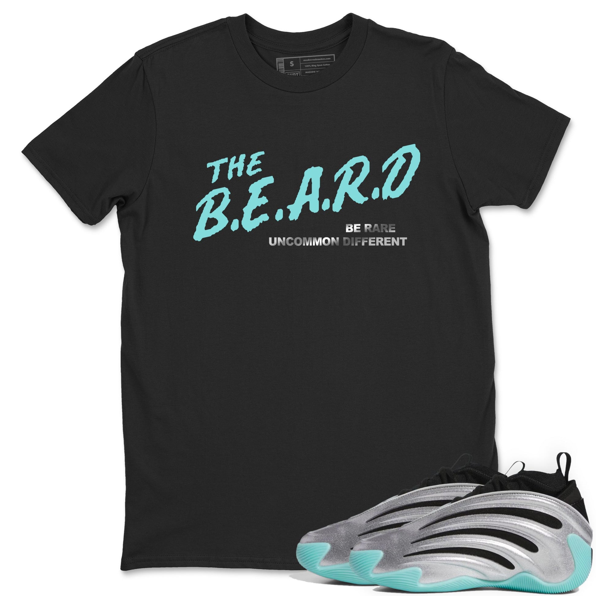 Sneaker Threads – Sneaker Tees To Match Adidas Harden Vol. 9 Uno Chain – Be Rare Uncommon Different Graphic Tee Black 1. Perfect for Jordan releases 2025 colorways.