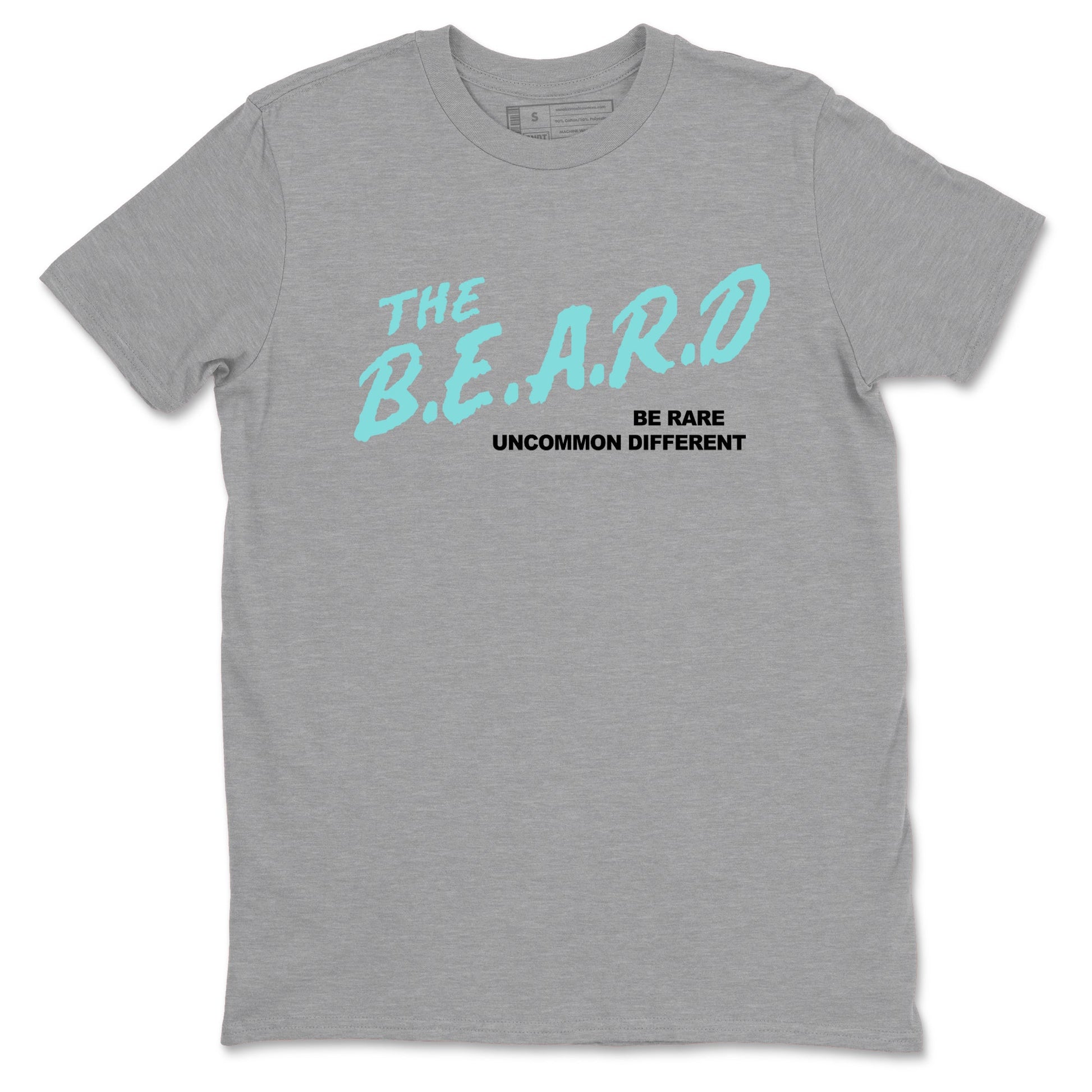 Sneaker Threads – Sneaker Tees To Match Adidas Harden Vol. 9 Uno Chain – Be Rare Uncommon Different Graphic Tee Heather Grey 2. Perfect for Jordan releases 2025 colorways.