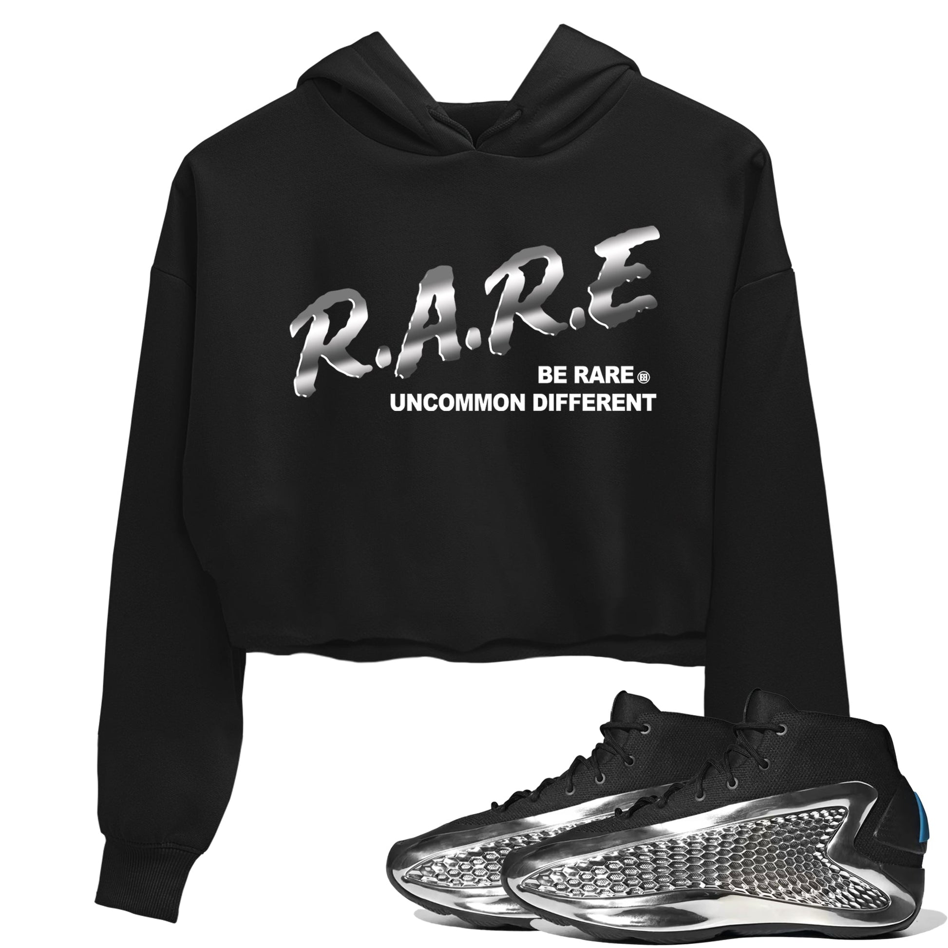 Adidas AE 1 Silver Metallic shirts to match jordans Be Rare Uncommon Different sneaker match tees AE 1 Silver Metallic match shoes to clothes SNRT Sneaker Tees unisex cotton Black 1 crop tee