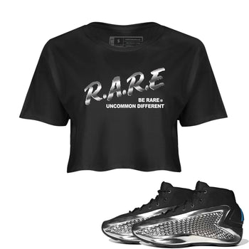 Adidas AE 1 Silver Metallic shirts to match jordans Be Rare Uncommon Different sneaker match tees AE 1 Silver Metallic match shoes to clothes SNRT Sneaker Tees unisex cotton Black 1 crop tee