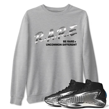 Adidas AE 1 Silver Metallic shirts to match jordans Be Rare Uncommon Different sneaker match tees AE 1 Silver Metallic match shoes to clothes SNRT Sneaker Tees unisex cotton Heather Grey 1 shirts