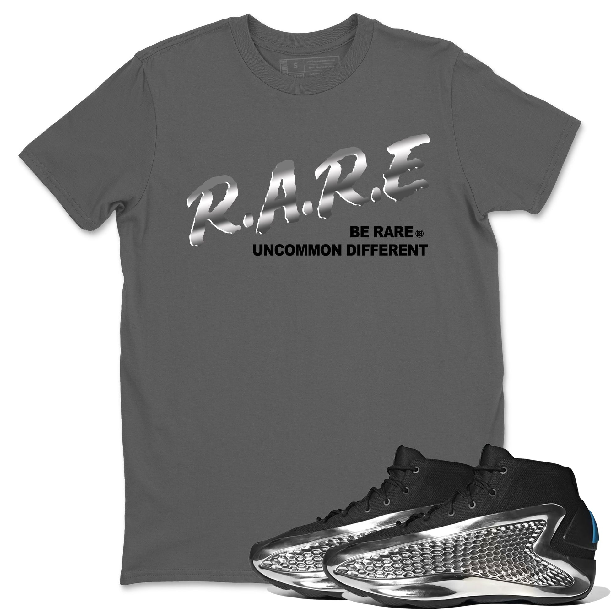 Adidas AE 1 Silver Metallic shirts to match jordans Be Rare Uncommon Different sneaker match tees AE 1 Silver Metallic match shoes to clothes SNRT Sneaker Tees unisex cotton Cool Grey 1 shirts