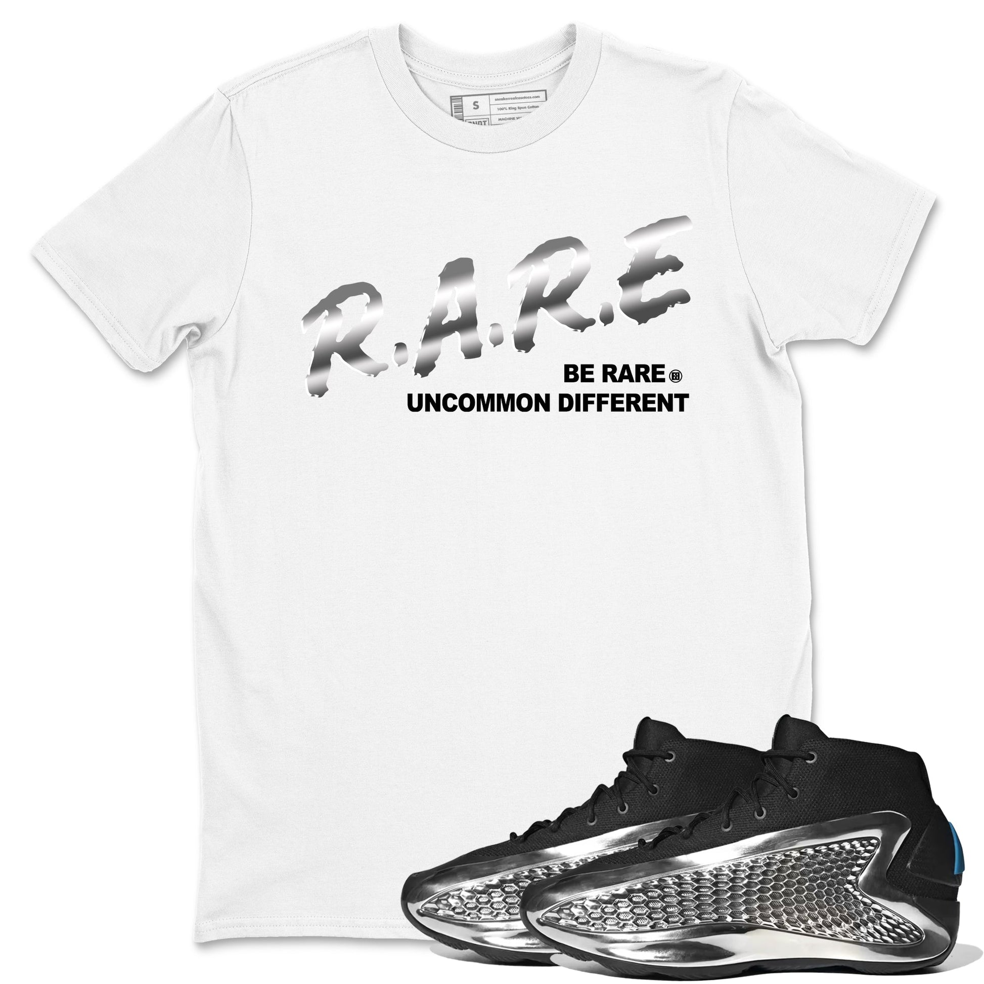 Adidas AE 1 Silver Metallic shirts to match jordans Be Rare Uncommon Different sneaker match tees AE 1 Silver Metallic match shoes to clothes SNRT Sneaker Tees unisex cotton White 1 shirts