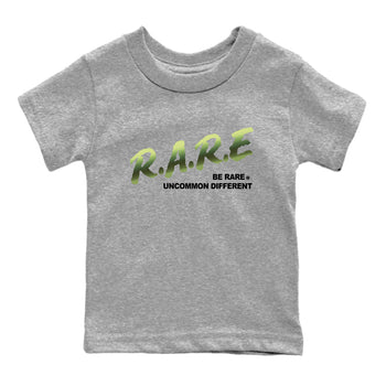 Sneaker match tees – Sneaker Tees To Match Air Foamposite One Pine Green Shoes – Be Rare Uncommon Different Kids T-Shirt Heather Grey 2