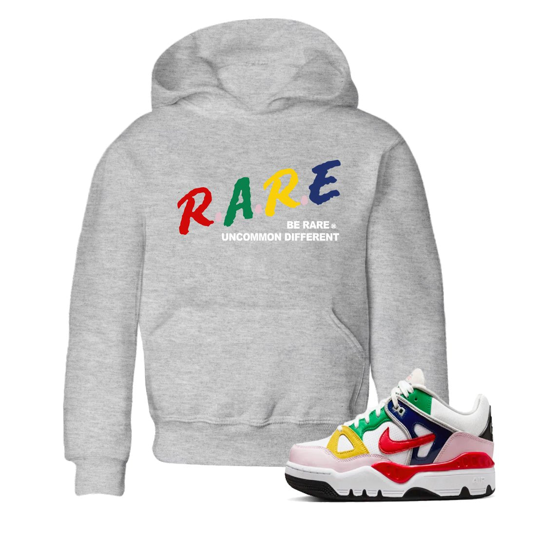 AF 3 Nigo shirtsto match jordans Be Rare Uncommon Different sneaker match tees Air Force 3 Low x Nigo Blue Void and Tour Yellow match shoes to clothes SNRT Sneaker Tees Youth Baby Heather Grey 1 tee