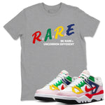 AF 3 Nigo shirtsto match jordans Be Rare Uncommon Different sneaker match tees Air Force 3 Low x Nigo Blue Void and Tour Yellow match shoes to clothes SNRT Sneaker Tees unisex cotton Heather Grey 1 shirts