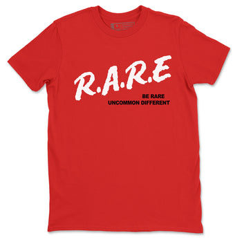 1s Black Toe Reimagined shirts to match jordans Be Rare Uncommon Different sneaker match tees Air Jordan 1 Black Toe Reimagined match shoes to clothes SNRT Sneaker Tees unisex cotton Red 2 shirts