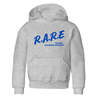 1s Game Royal shirts to match jordans Be Rare Uncommon Different sneaker match tees Air Jordan 1 Game Royal match shoes to clothes SNRT Sneaker Tees Youth Baby Heather Grey 2 tee