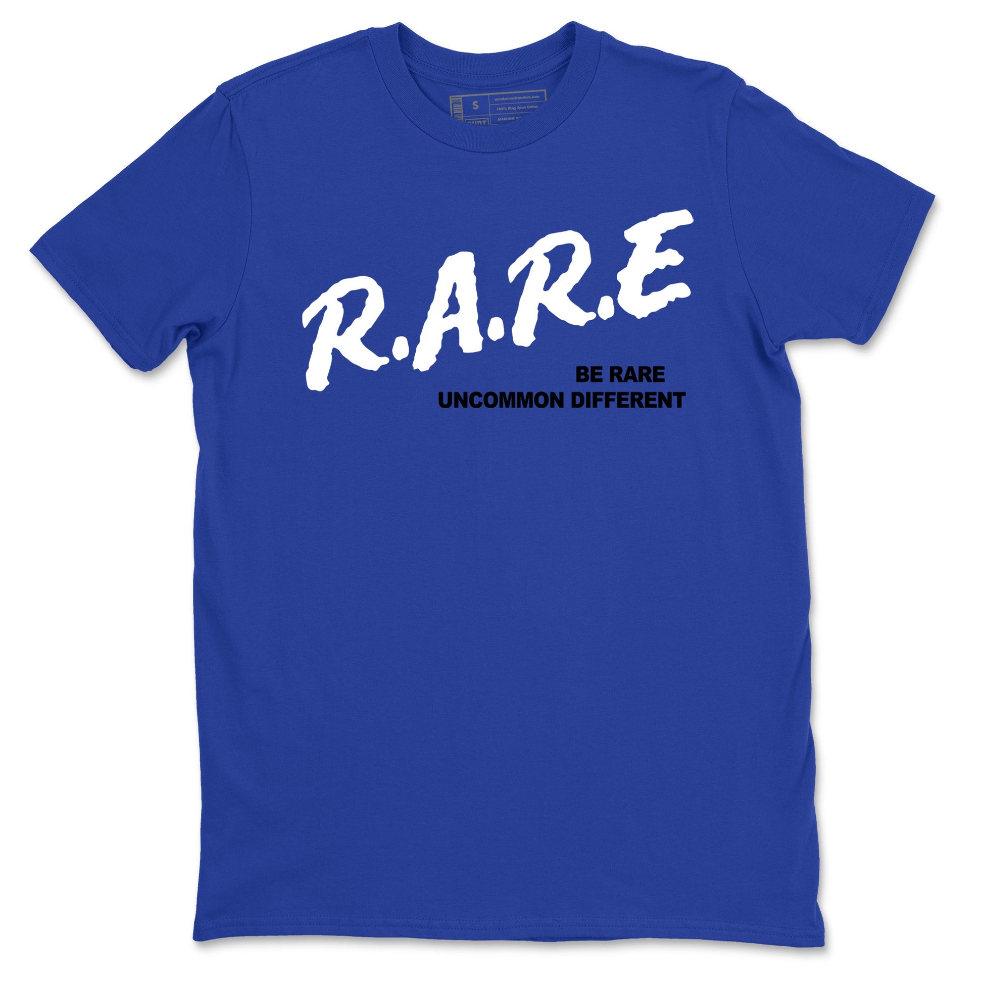 1s Game Royal shirts to match jordans Be Rare Uncommon Different sneaker match tees Air Jordan 1 Game Royal match shoes to clothes SNRT Sneaker Tees unisex cotton Royal Blue 2 shirts
