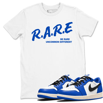 1s Game Royal shirts to match jordans Be Rare Uncommon Different sneaker match tees Air Jordan 1 Game Royal match shoes to clothes SNRT Sneaker Tees unisex cotton White 1 shirts