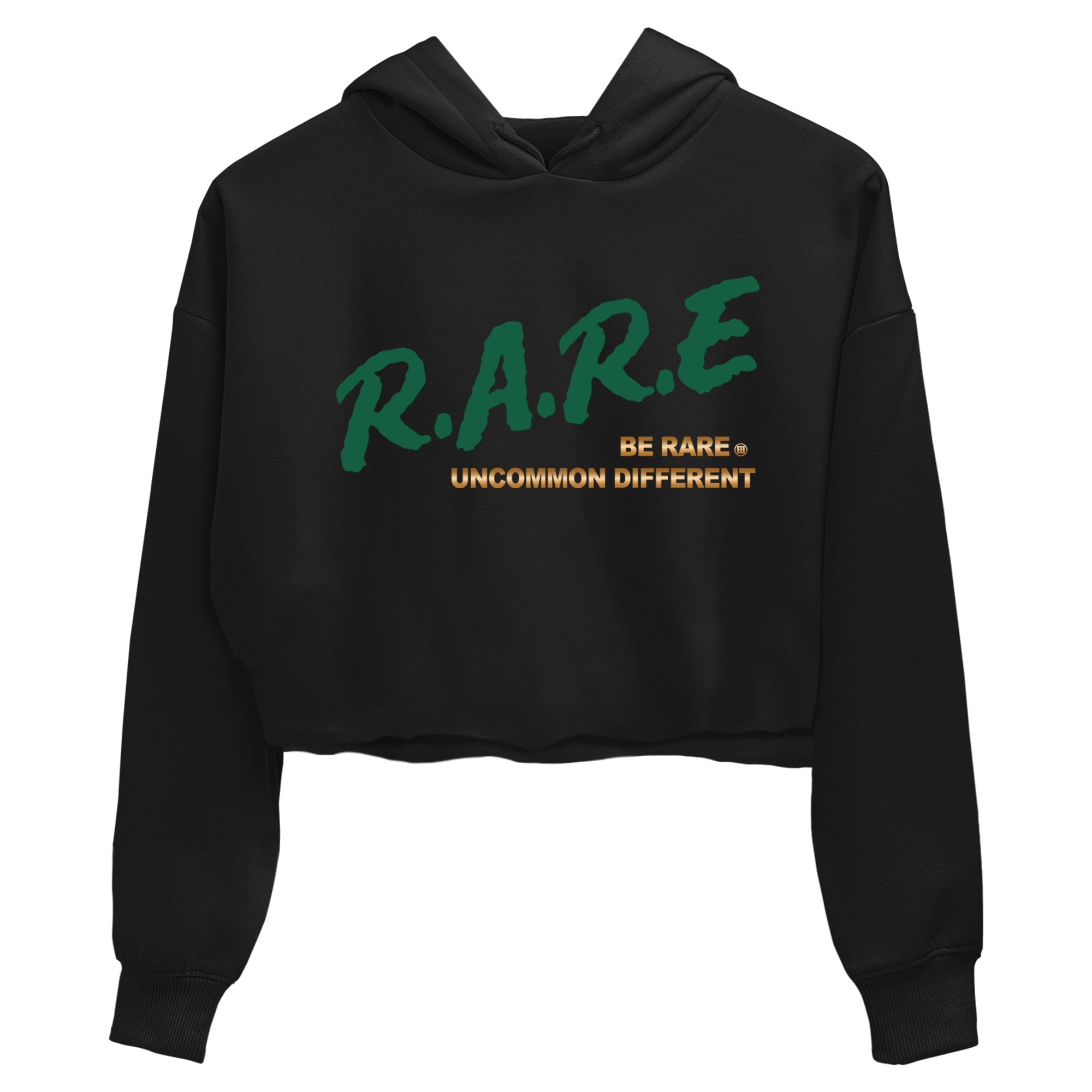 Sneaker Threads – Sneaker Tees To Match Air Jordan 1 Pro Green – Be Rare Uncommon Different Crop Tee Black 2. Perfect for Jordan releases 2025 colorways.