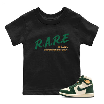 Sneaker Threads – Sneaker Tees To Match Air Jordan 1 Pro Green – Be Rare Uncommon Different Youth Graphic Tee Black 1. Perfect for Jordan releases 2025 colorways.