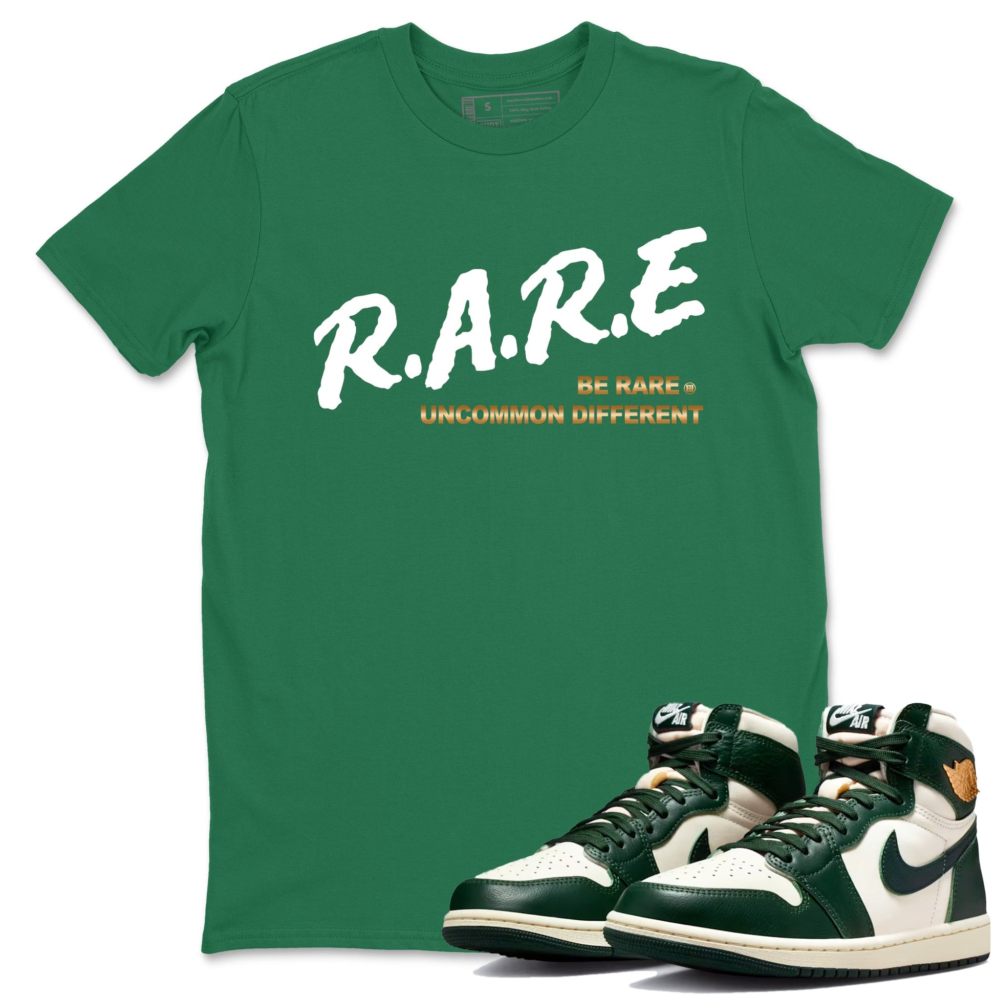 Sneaker Threads – Sneaker Tees To Match Air Jordan 1 Pro Green – Be Rare Uncommon Different Graphic Tee Kelly Green 1. Perfect for Jordan releases 2025 colorways.