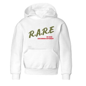 1s Travis Scott Medium Olive shirts to match jordans Be Rare Uncommon Different sneaker match tees Air Jordan 1 Travis Scott Medium Olive match shoes to clothes SNRT Sneaker Tees Youth Baby White 2 tee