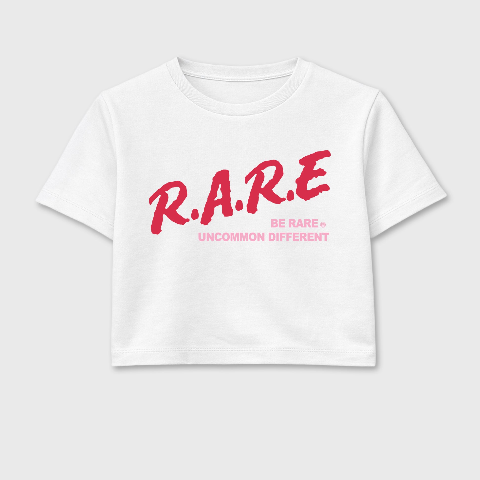 Perfect Sneakerhead Fashion Outfits – Sneaker Tees To Match Air Jordan 1 Low OG x Travis Scott Tropical Pink Shoes – Be Rare Uncommon Different Graphic Crop Top White 2