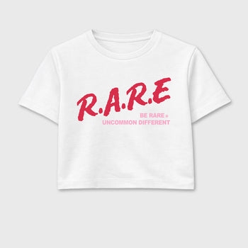 Perfect Sneakerhead Fashion Outfits – Sneaker Tees To Match Air Jordan 1 Low OG x Travis Scott Tropical Pink Shoes – Be Rare Uncommon Different Graphic Crop Top White 2