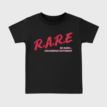 Perfect Sneakerhead Fashion Outfits – Sneaker Tees To Match Air Jordan 1 Low OG x Travis Scott Tropical Pink Shoes – Be Rare Uncommon Different Kids Graphic T-Shirt Black 2