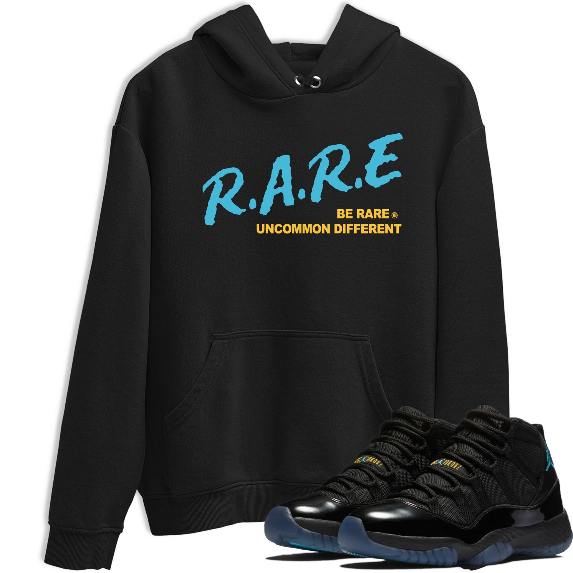 Sneaker match tees – Sneaker Tees To Match Air Jordan 11 Gamma Shoes – Be Rare Uncommon Different Tee Black 1