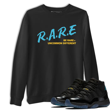 Sneaker match tees – Sneaker Tees To Match Air Jordan 11 Gamma Shoes – Be Rare Uncommon Different Tee Black 1