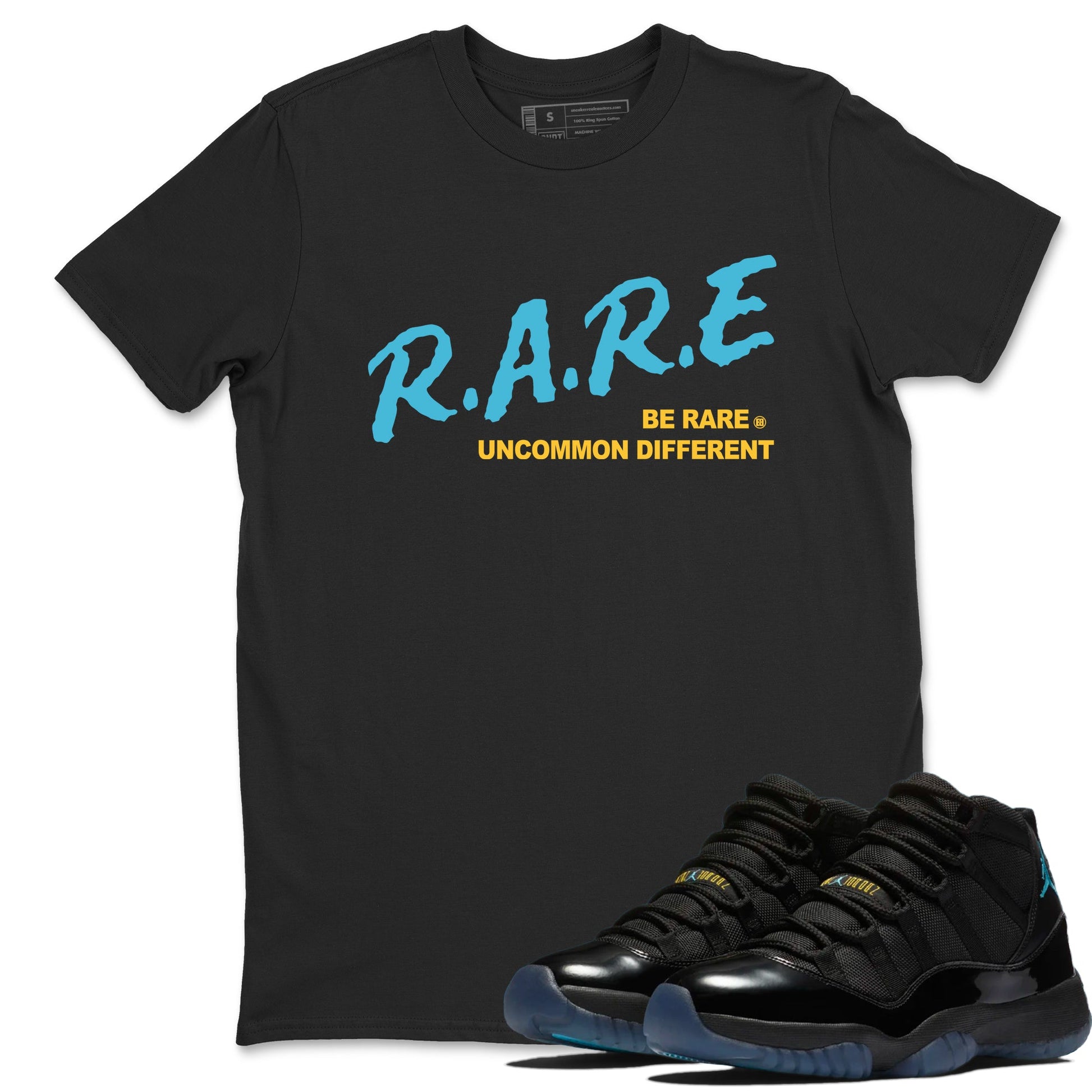 Sneaker match tees – Sneaker Tees To Match Air Jordan 11 Gamma Shoes – Be Rare Uncommon Different Tee Black 1