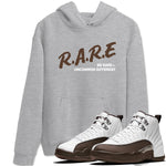 12s Baroque Brown shirts to match jordans Be Rare Uncommon Different sneaker match tees Air Jordan 12 Baroque Brown match shoes to clothes SNRT Sneaker Tees unisex cotton Heather Grey 1 shirts