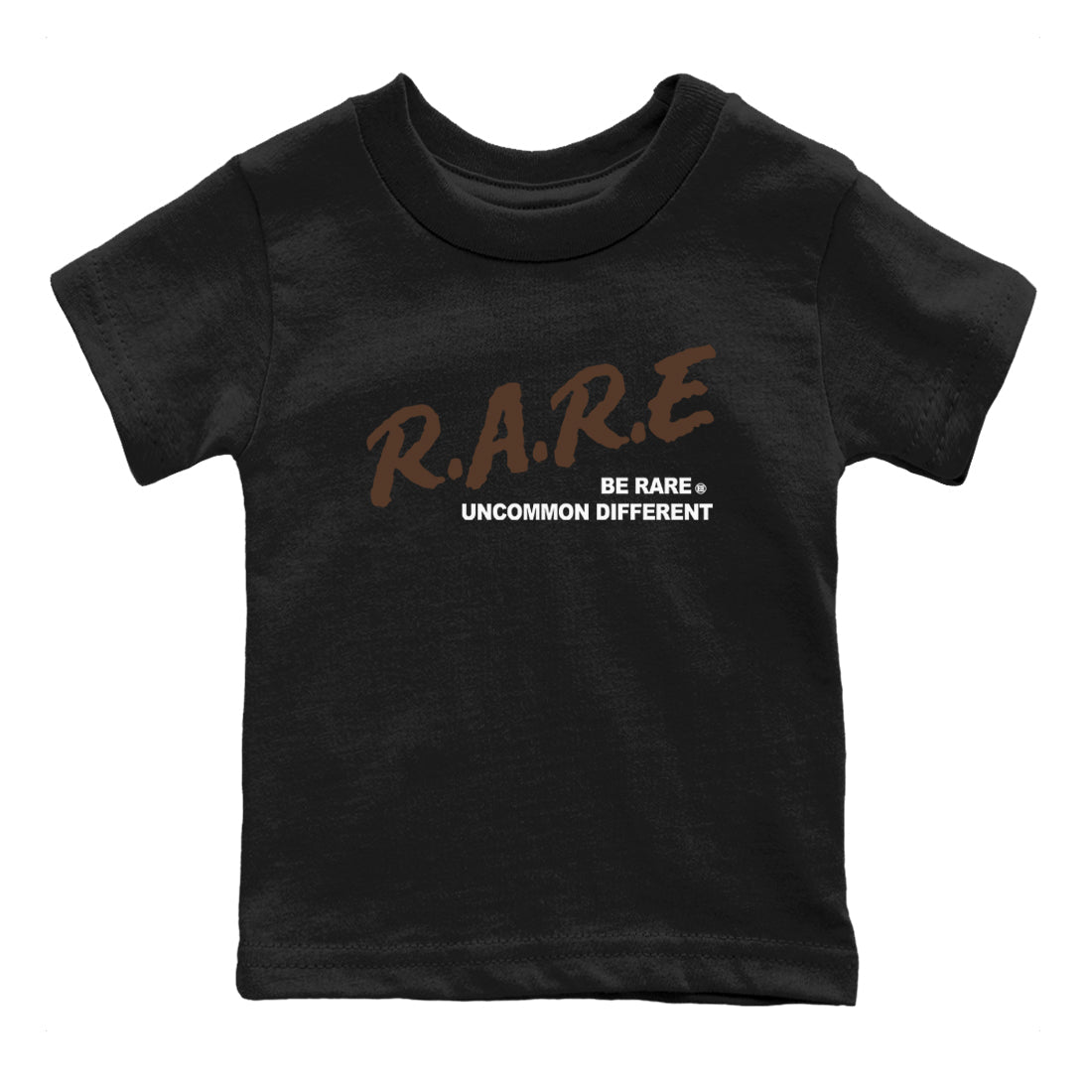 12s Baroque Brown shirts to match jordans Be Rare Uncommon Different sneaker match tees Air Jordan 12 Baroque Brown match shoes to clothes SNRT Sneaker Tees Youth Baby Black 2 tee