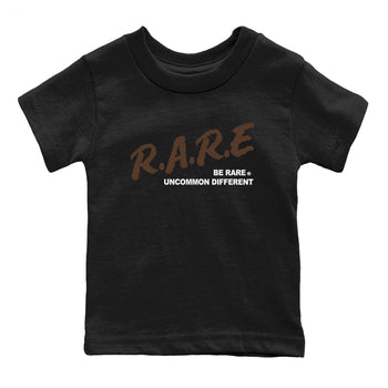 12s Baroque Brown shirts to match jordans Be Rare Uncommon Different sneaker match tees Air Jordan 12 Baroque Brown match shoes to clothes SNRT Sneaker Tees Youth Baby Black 2 tee