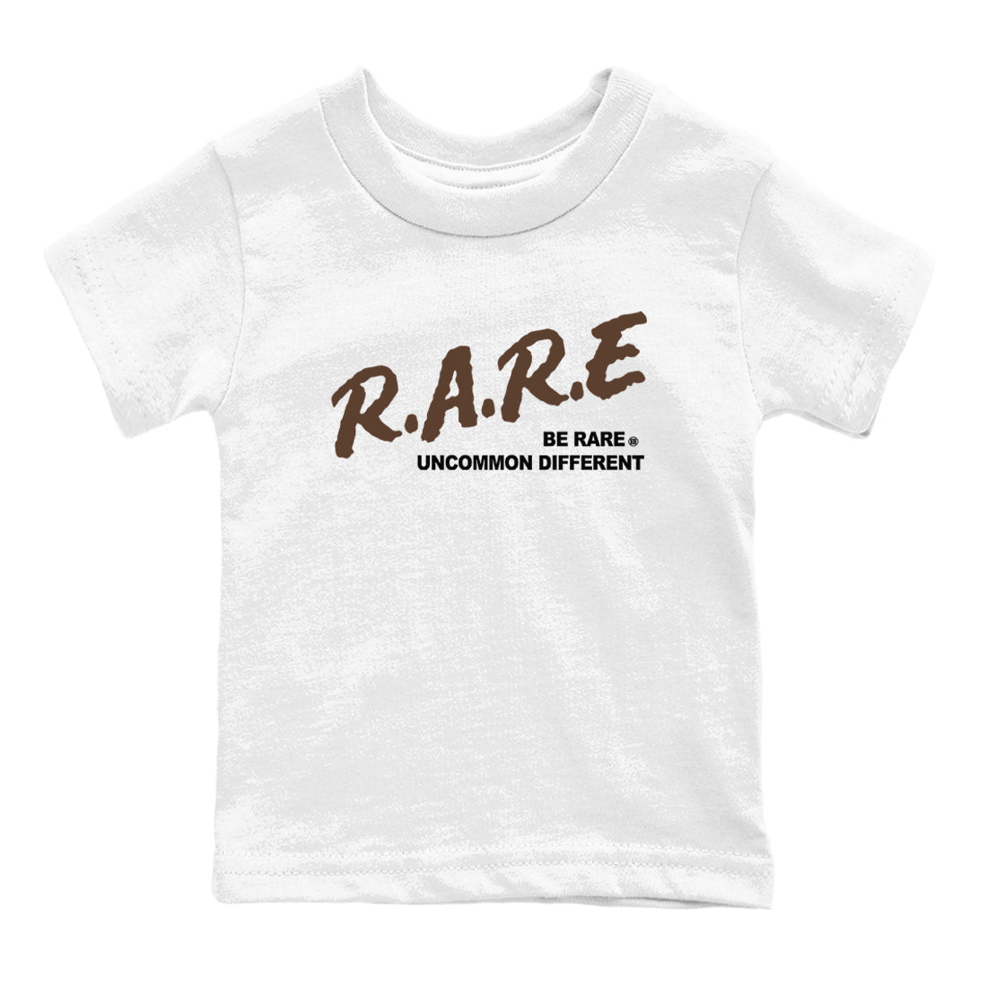 12s Baroque Brown shirts to match jordans Be Rare Uncommon Different sneaker match tees Air Jordan 12 Baroque Brown match shoes to clothes SNRT Sneaker Tees Youth Baby White 2 tee