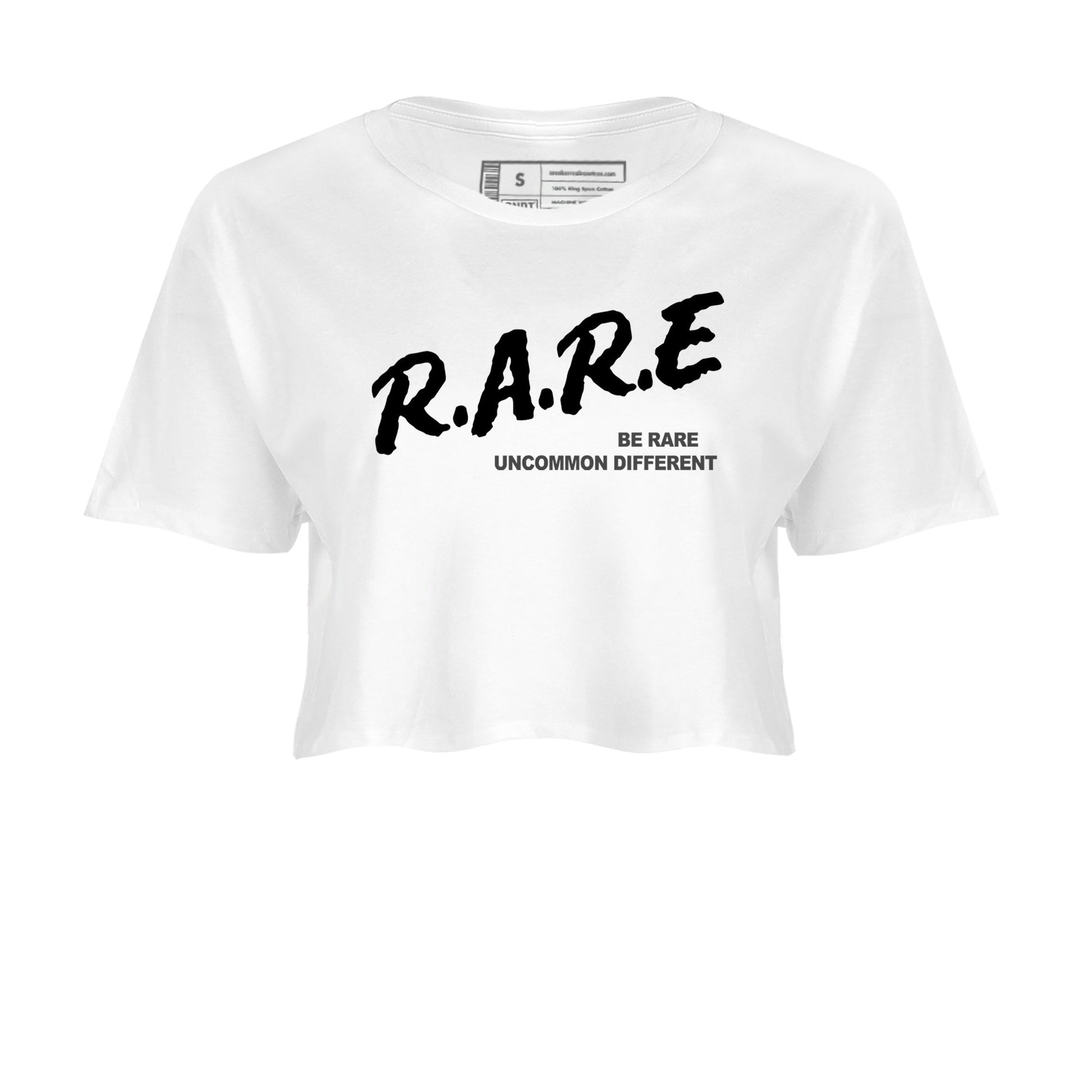 12s Black Wolf Grey shirts to match jordans Be Rare Uncommon Different sneaker match tees Air Jordan 12 Black Wolf Grey match shoes to clothes SNRT Sneaker Tees unisex cotton White 2 crop tee