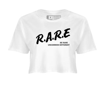 12s Black Wolf Grey shirts to match jordans Be Rare Uncommon Different sneaker match tees Air Jordan 12 Black Wolf Grey match shoes to clothes SNRT Sneaker Tees unisex cotton White 2 crop tee