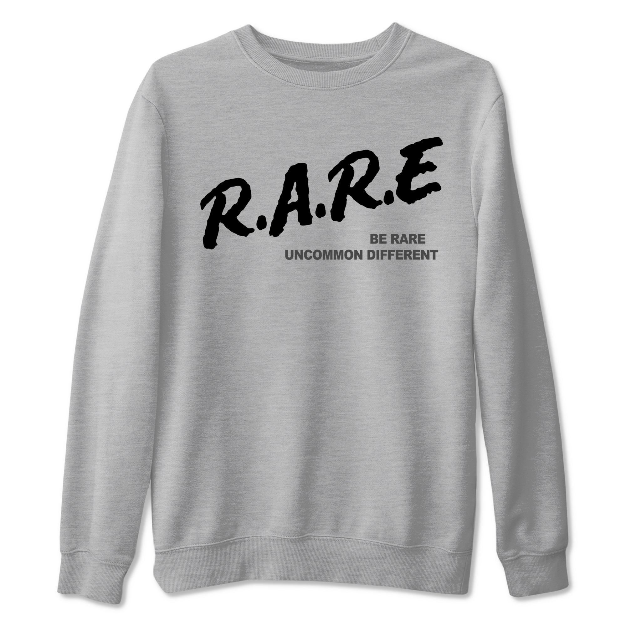 12s Black Wolf Grey shirts to match jordans Be Rare Uncommon Different sneaker match tees Air Jordan 12 Black Wolf Grey match shoes to clothes SNRT Sneaker Tees unisex cotton Heather Grey 2 shirts