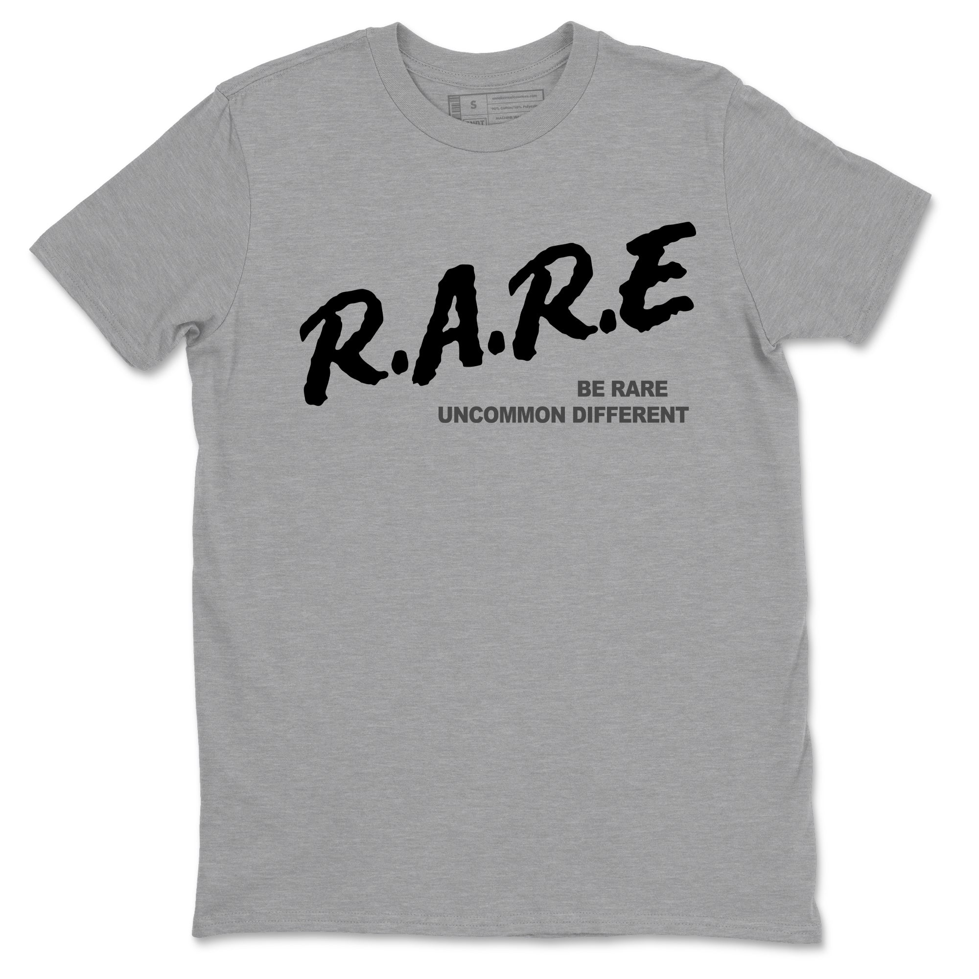 12s Black Wolf Grey shirts to match jordans Be Rare Uncommon Different sneaker match tees Air Jordan 12 Black Wolf Grey match shoes to clothes SNRT Sneaker Tees unisex cotton Heather Grey 2 shirts
