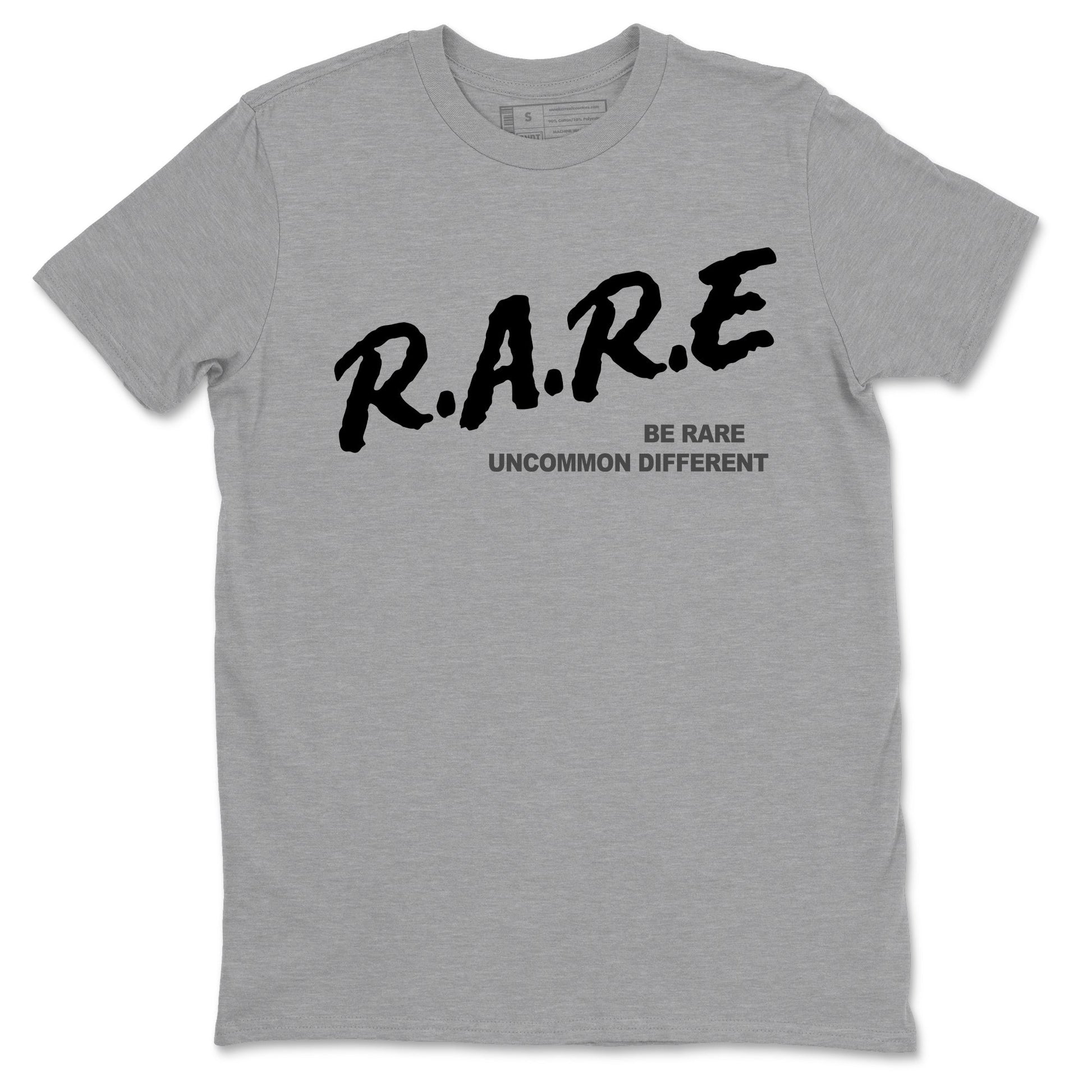 12s Black Wolf Grey shirts to match jordans Be Rare Uncommon Different sneaker match tees Air Jordan 12 Black Wolf Grey match shoes to clothes SNRT Sneaker Tees unisex cotton Heather Grey 2 shirts