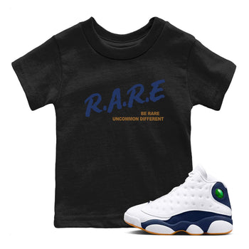 13s Midnight Navy shirts to match jordans Be Rare Uncommon Different sneaker match tees Air Jordan 13 Midnight Navy match shoes to clothes SNRT Sneaker Tees Youth Baby Black 1 tee