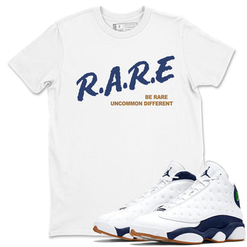 13s Midnight Navy shirts to match jordans Be Rare Uncommon Different sneaker match tees Air Jordan 13 Midnight Navy match shoes to clothes SNRT Sneaker Tees unisex cotton White 1 shirts