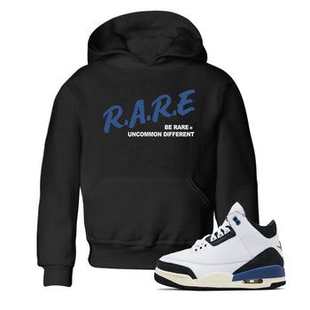 A Ma Maniere Air Jordan 3 Diffused Blue shirts to match jordans Be Rare Uncommon Different graphic tee Jordan 3 For The Love best t-shirts to wear with jordans SNRT Sneaker Tees Youth Baby Black 1 tee