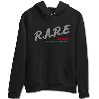Be Rare Uncommon Different sneaker match t-shirt styled to complete your fit with the Air Jordan 3 Rare Air sneakers, shown in Black 2.