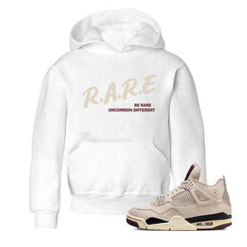 4s A Ma Maniere x Fossil Stone shirts to match jordans Be Rare Uncommon Different sneaker match tees 4s A Ma Maniere x Fossil Stone match shoes to clothes SNRT Sneaker Tees Youth Baby White 1 tee