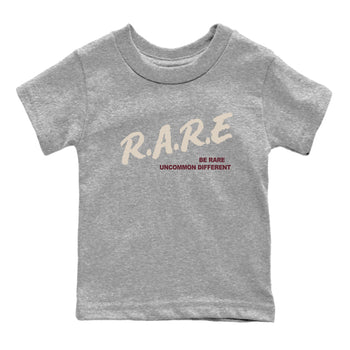 4s A Ma Maniere x Fossil Stone shirts to match jordans Be Rare Uncommon Different sneaker match tees 4s A Ma Maniere x Fossil Stone match shoes to clothes SNRT Sneaker Tees Youth Baby Heather Grey 2 tee