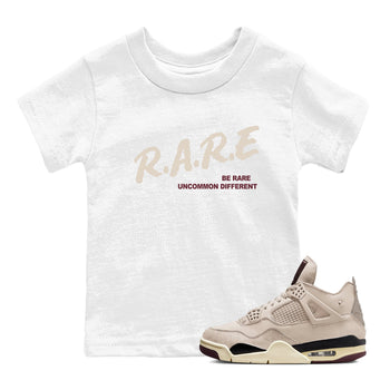 4s A Ma Maniere x Fossil Stone shirts to match jordans Be Rare Uncommon Different sneaker match tees 4s A Ma Maniere x Fossil Stone match shoes to clothes SNRT Sneaker Tees Youth Baby White 1 tee