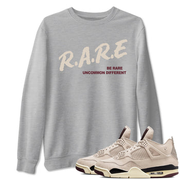 4s A Ma Maniere x Fossil Stone shirts to match jordans Be Rare Uncommon Different sneaker match tees 4s A Ma Maniere x Fossil Stone match shoes to clothes SNRT Sneaker Tees unisex cotton Heather Grey 1 shirts