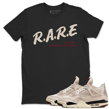 4s A Ma Maniere x Fossil Stone shirts to match jordans Be Rare Uncommon Different sneaker match tees 4s A Ma Maniere x Fossil Stone match shoes to clothes SNRT Sneaker Tees unisex cotton Black 1 shirts