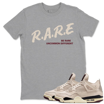 4s A Ma Maniere x Fossil Stone shirts to match jordans Be Rare Uncommon Different sneaker match tees 4s A Ma Maniere x Fossil Stone match shoes to clothes SNRT Sneaker Tees unisex cotton Heather Grey 1 shirts